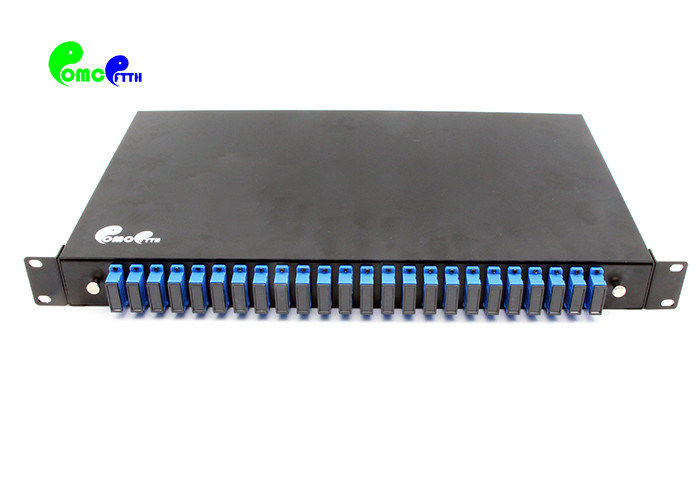 24 Port 48 Fibers Rack Mount Odf Distribution Frame 19 1U Duplex SC Patch Panel
