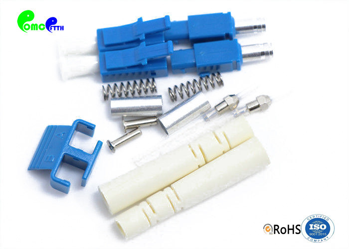 Low Insertion Loss LC UPC Duplex SM Connector 2.0mm Boot Match With 1