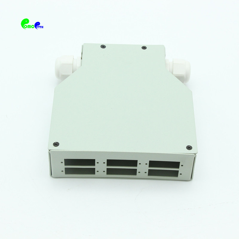 DIN Rail Mounted SC Duplex Optical Termination Box For Fiber Optic Cable