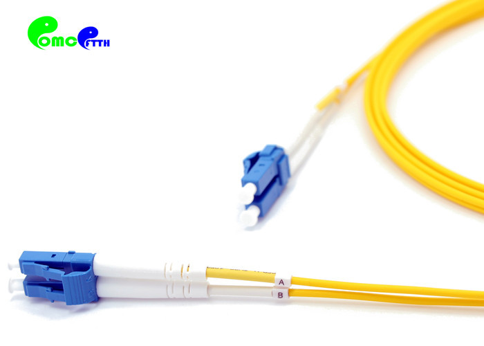Details about / 2M Armored Cable Fiber Optic Patch Cord LC//UPC-LC//UPC-SM-DX Duplex Fiber Cable