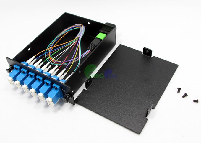 12F HD MTP To LC Cassette Duplex 12F SM Type A For Rack Mount MPO / MTP