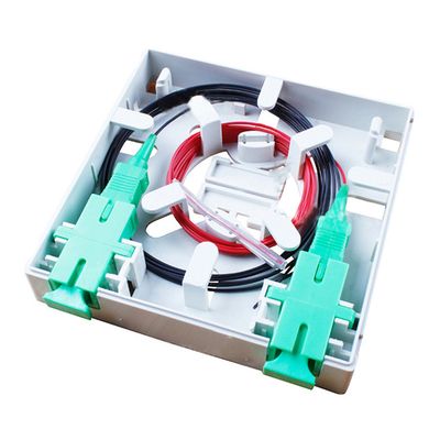 86 Type Fiber Face Plate SC LC FTTB FTTH Products FTTX Fiber Optic Terminal Box Fiber Outlet Socket