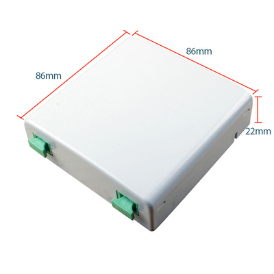 86 Type Fiber Face Plate SC LC FTTB FTTH Products FTTX Fiber Optic Terminal Box Fiber Outlet Socket