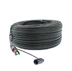 4.5X8.1mm FTTH Flat Aerial Drop Cable 1-8 Core Optical Fiber G657A G652D For FTTA