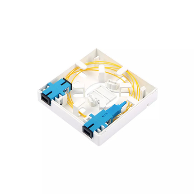 Fiber Termination Box 2 Ports SC Simplex / LC Duplex Adapter Wall Plate 2F Fiber Face Plate Socket