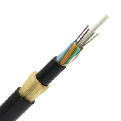 ADSS GYFTCY All Dielectric Self Supporting Cable Double Sheath 4-144F Black PBT