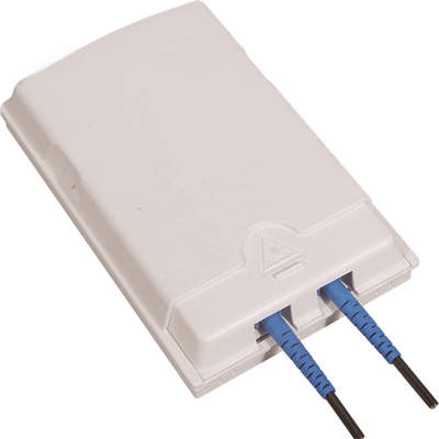 2 Port Fiber Face Plate IP45 FTTH Indoor Wall Mounted 2 Port FTTH Fiber Socket with adapter pigtail