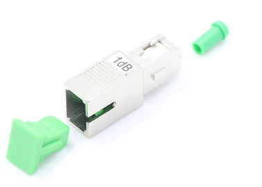 SC APC 1dB SM Fiber Optic Attenuator , Low Insertion Loss Single Mode Fiber Attenuator