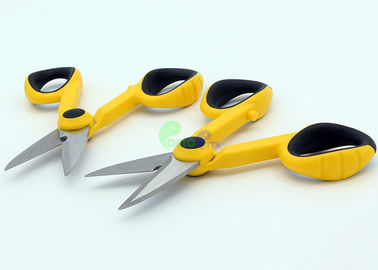 Yellow Indoor Fiber Optic Tools Fiber Optic Scissors / Cutter For Cable's Kelvar Cut