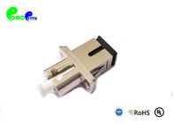 LC Fiber Optic Adapter, LC Hybrid Fiber Optic Adapter with Plastic or Copper Material