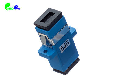 Fiber Optic Attenuator Customized 1dB / 5dB / 10dB SC Female To Female Fiber Fixed Type