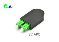 Loopback Module Optical Fiber Patch Cord Black Plastic Shell With SC UPC SC APC 9 /125