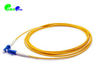 IEC Grade B LC UPC 9 / 125μm Simplex 2.0mm Single Mode Fiber Optic Patch Cord