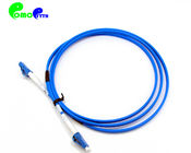 Armored Fiber Optic Patch Cables LC UPC - LC UPC Zipcord SM Duplex 3.0 LSZH Blue FIber Patch Cord Jumper
