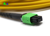 12F SM MPO Trunk Cable  9 / 125μm Female to Female Connector 3.0mm LSZH Round cable with 3M Polarity B