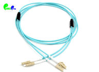 Rodent - Resistant Fiber Optic Patch Cables OM3 LC - LC Armored Duplex High Tensile Strength Uni tube armored cable