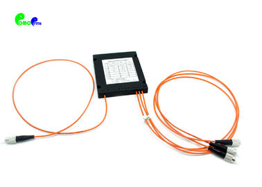 Fiber Optic Coupler High Return Loss 1x3 FC Multimode Excellent Mechanical Stability With ABS Box