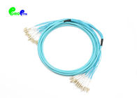 LC PC - LC PC 24F Fiber Optic Patch Cables OM3 Breakout  2.0mm Multiple Mode LSZH