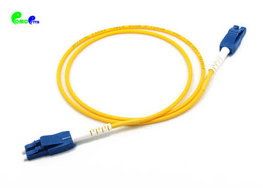 Polarity Switchable Blue Color Uniboot LC / UPC - LC / UPC SM Dual Duplex 3.0 mm Fiber Optic Patch Cord