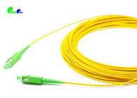 Customized Length SC APC to SC APC Simplex OS2 Single Mode LSZH 2.0mm Fiber Optic Patch Cable