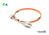 1M Orange Multimode SC - SC Fiber Optic Patch Cord OM1 50/125 Duplex 2.0mm LSZH cable