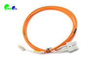 5M Fiber Optic Patch Cables LC PC To SC PC Duplex LSZH Orange Multimode MM Optical Patch Cord Jumper
