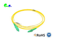 Fiber Patch Cable LC APC - SC APC Single Mode Simplex 1.2mm 3m LSZH IEC Grade B