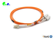 3M  LC PC- SC PC Fiber Optic Patch Cord 50/125 OM2 Duplex 2.0mm LSZH Cable  Orange