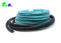 OM3 24F Pre-terminted cable LC UPC - LC UPC OM3 50 /125um Mini Breakout Optical Patch Cord With Protect Tube