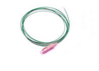 Green Fiber Optic Pigtail OM2 SC PC 50 / 125μm Simplex Tight buffer 900um Cable LSZH