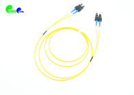 IEC Grade B Fiber Optic Patch Cables SC UPC To SC UPC Single Mode 2.0mm Duplex LSZH