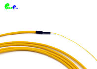 SC APC Pigtail / SC UPC  Pigtail  Fiber Optic Pigtail 9 / 125μm 0.9mm With 3.0mm unit-tube LSZH Jacket Cable Yellow