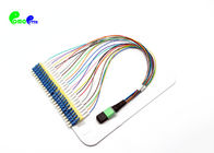 24F MPO Trunk Cable 3.0mm MPO ( Male ) - LC UPC Fanout 0.9mm 30cm For MPO/MTP-LC cassette