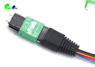 MTP Trunk Cable 12F Fanout 0.9mm MTP Male to SC UPC Easy Deployment 900μm For HD Rack Panels In Data Center