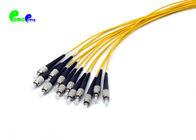 MTP Trunk Cable Single Mode Breakout 2.0mm Cable MTP Female To FC UPC 12 Fibers LSZH OS2 9 / 125μm
