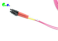 G651 Magenta LSZH 2.0mm SC PC To LC PC Optical Patch Cord 850nm