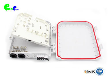 Fiber Termination Box 8 Cores SC / LC / FC Adapter Plastic Shell FTTH Fiber Distribution Enclosure