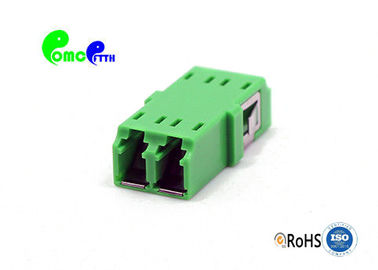 High Precision Ceramic Sleeve Fiber Optic Adapter Meet IEC / ROHS Standards