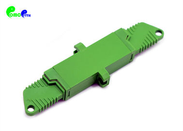 E2000 APC To E2000 APC Fiber Optic Cable Adapter Convenient Bulk Head Simplex