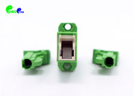 E2000 APC To E2000 APC Fiber Optic Cable Adapter Convenient Bulk Head Simplex