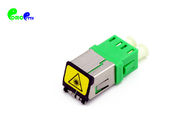 Fiber Optic Adapter LC SM APC Duplex ODF With Metal Shell And Auto - Shutter
