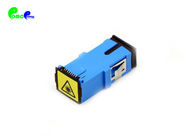 SC UPC SM Simplex Fiber Optic Adapter Blue Plastic Auto-shutter With reduced Flange IL < 0.2dB