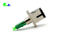 SC UPC Female - LC APC Male Simplex Hybrid Fiber Optic Adapter / Connector Low Insertion Loss