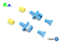 Fiber Optic Adapter SC UPC Female - ST UPC Female SX With Blur Color Plastic Hybrid