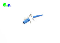 SC UPC Simplex 2.0mm Blue Fiber Optic Connectors Meet UL94-V0 Flammability Requirements