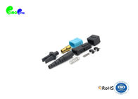 Fiber Optic Connectors 12F MPO Female OM3 With 50 / 125μm Aqua Plastic China Made Brand