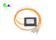 Good Uniformity Fiber Optic PLC Splitter 1*4 SC UPC 50 / 125μm Dual Window MM 850/1310nm