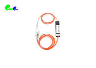 1x2 Multimode Fiber Optic Coupler With Excellent Environmental Stability With SC Connector Orange Color Cable