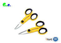 Yellow Indoor Fiber Optic Tools Fiber Optic Scissors / Cutter For Cable's Kelvar Cut