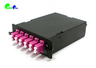 Rack Mount 1 x MTP Male - 6 x LC Duplex 12F OM4 Type A MPO MTP Cassette High Density With Guaranteed Performance
